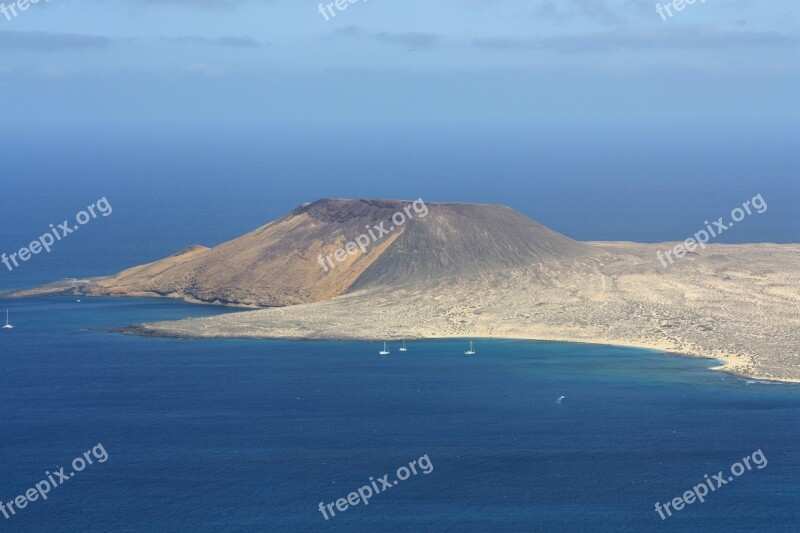 La Graciosa Island Canary Islands Good View Outlook