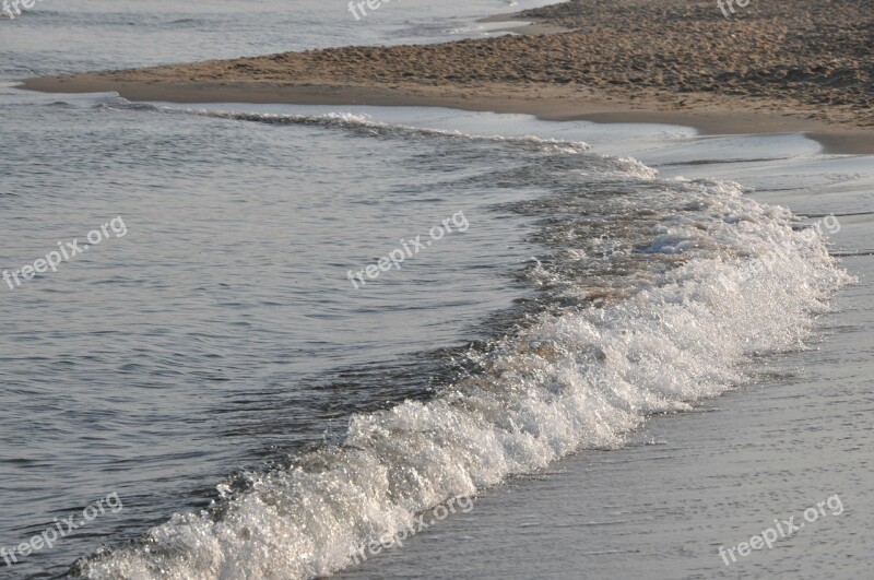 Sea Wave Beach The Coast The Baltic Sea