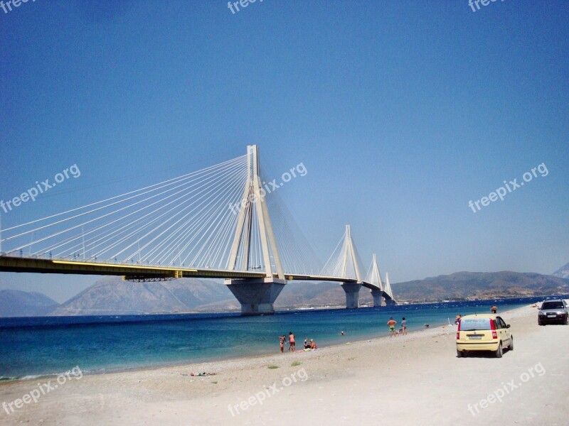 Bridge Patras Greece Free Photos