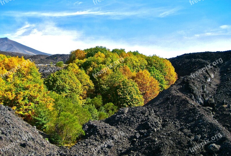 Lava Magma Force Of Nature Contrast Autumn