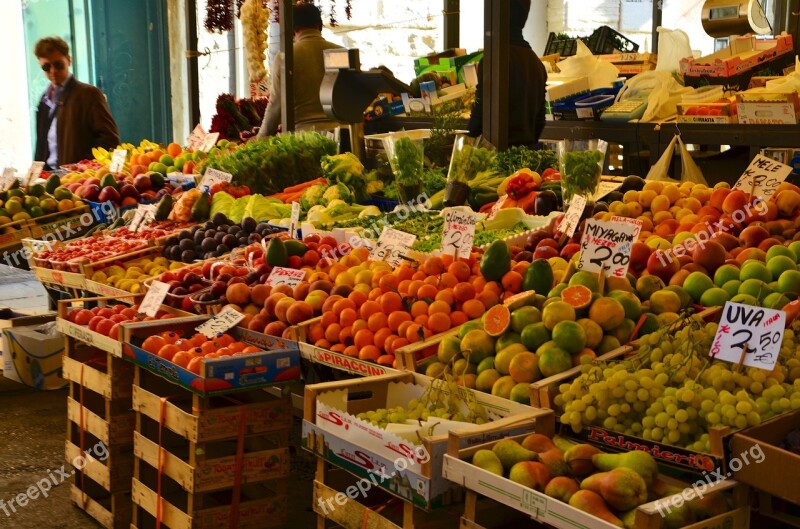 Fruit Market Italy Venice Market Rialto