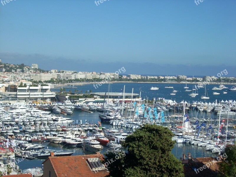 Cannes Porto French Riviera Boats Free Photos