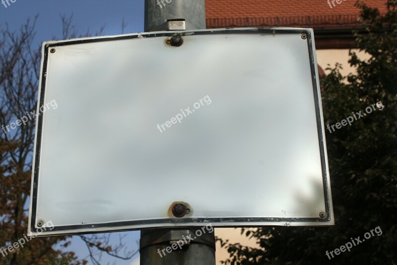 Shield Billboard Directory Note Marking