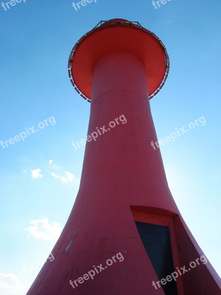 Lighthouse Little Red Lighthouse Sokcho Gangwon Do Free Photos