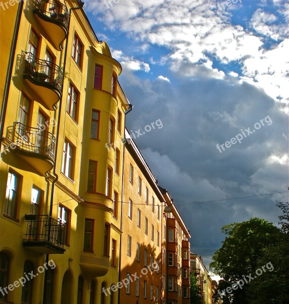 The National Romance Cloud Facade Södermalm Stockholm