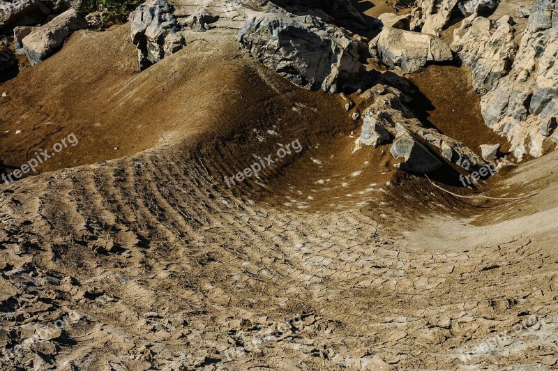 Vertocknete Earth Cracks Clay Desert Free Photos