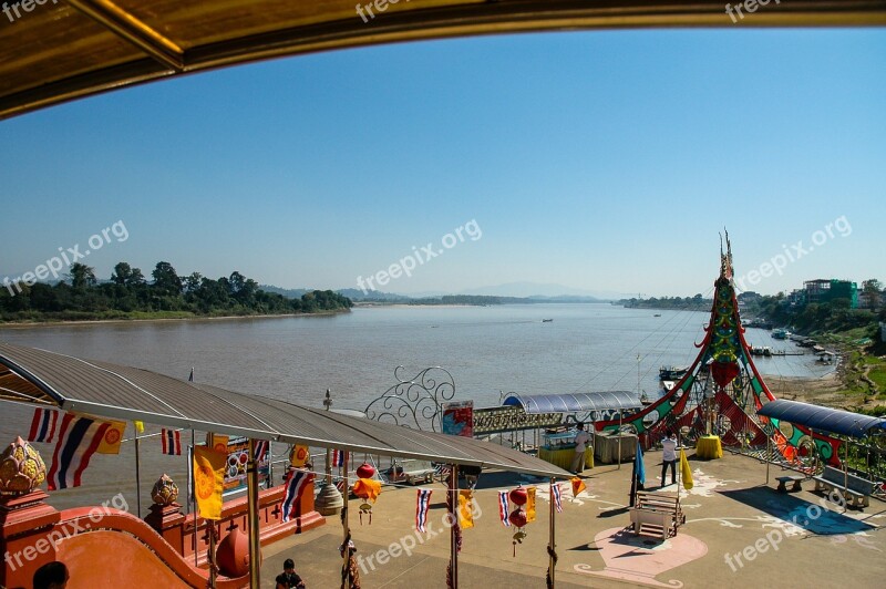 Mekong River River Golden Triangle Thailand Asia