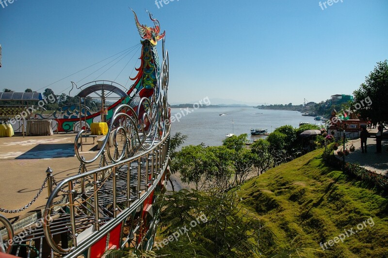 Mekong River River Golden Triangle Thailand Asia