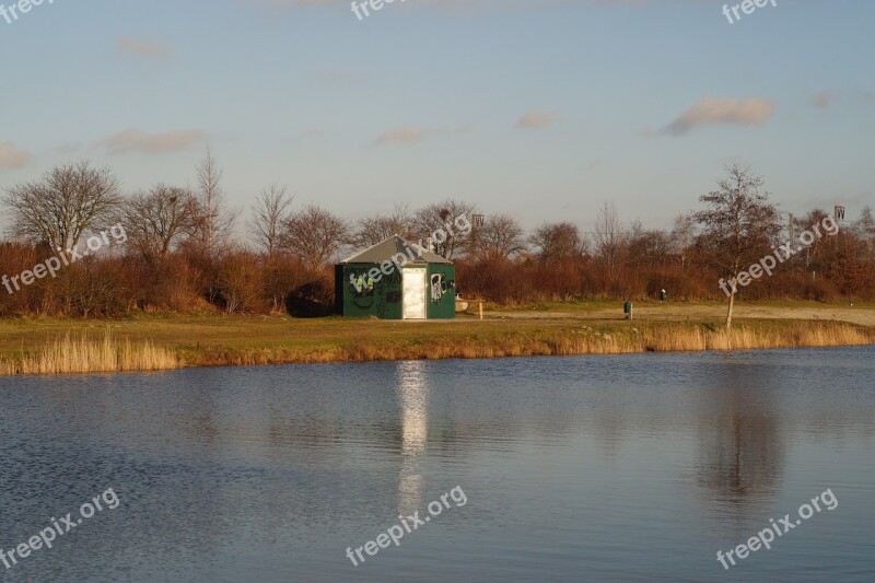 Badesee Umkleidehaus Privy Water Stretch