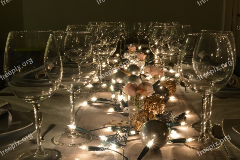 Party Kitchenware And Tableware Glass Wine Glasses Table