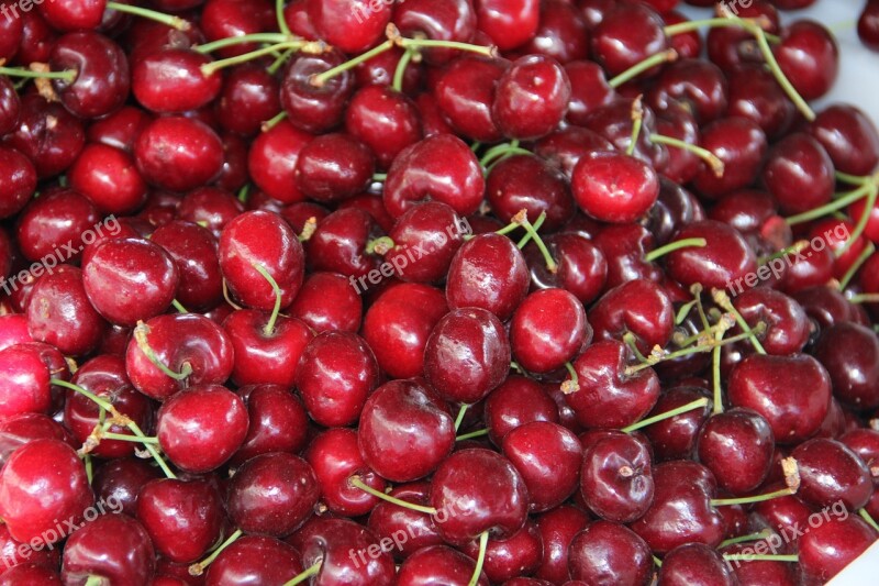 Red Cherries Fruit Cherry Cherries Fruits