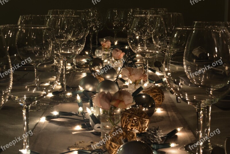 Party Table Decoration Wine Glasses Glass