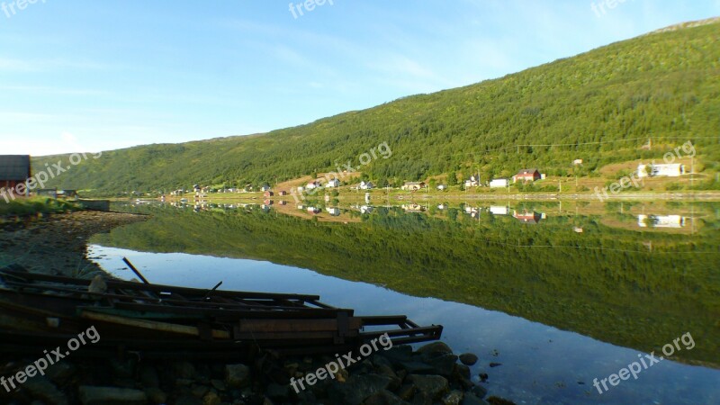 Fjord Norway Landscape Forest Free Photos