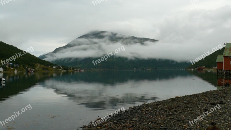 Norway Mountain Clouds Free Photos