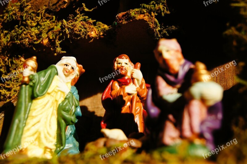 Christmas Crib Advent Angel Christ Child