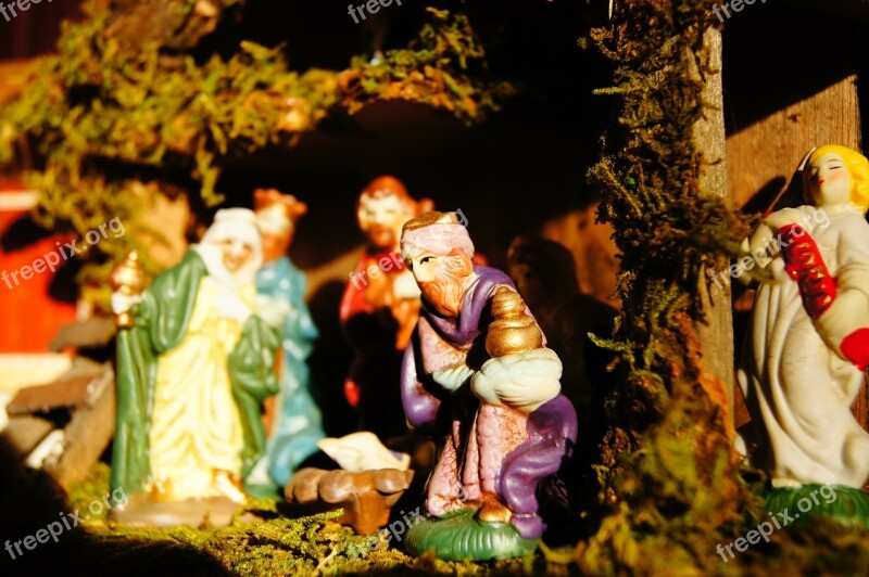 Christmas Crib Advent Angel Christ Child