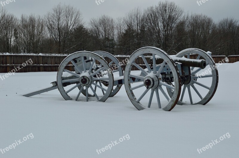 Cannon Fort George Niagara Military Historic