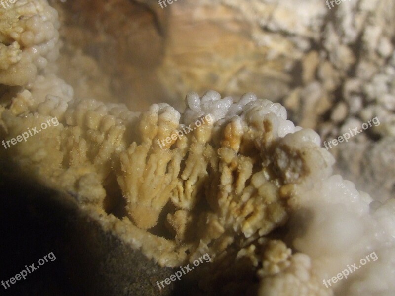 Aragonite Mineral Hévíz Cave Rákóczi Bg