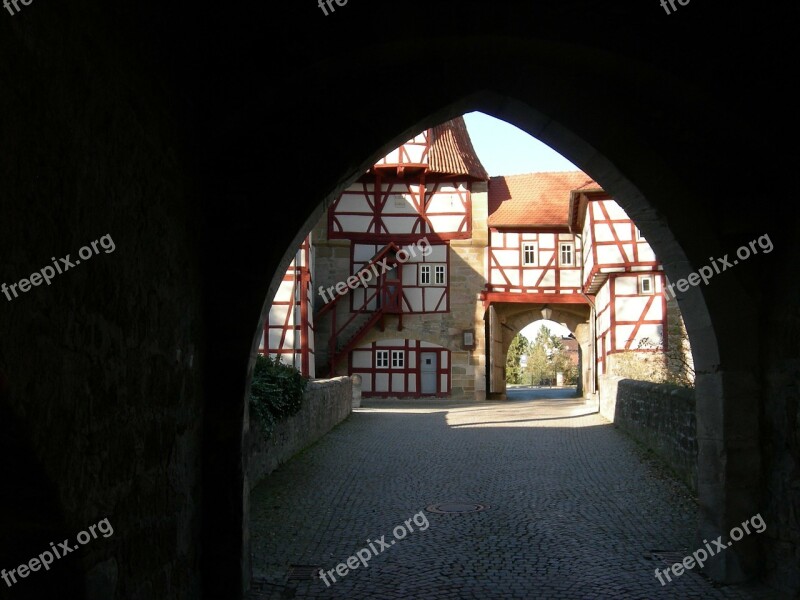 Iphofen Rödelseer Gate Lower Franconia Franconian Wine Country Free Photos