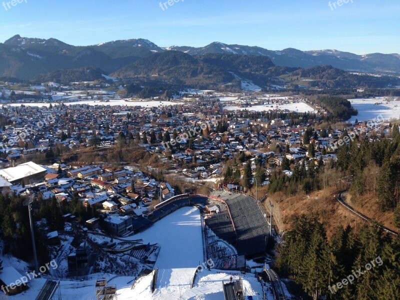 Ski Jump Hill Winter Sports Ski Sport Ski Jumping