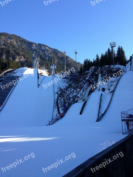 Ski Jump Hill Ski Sport Bad Mitterndorf Ski Jumping