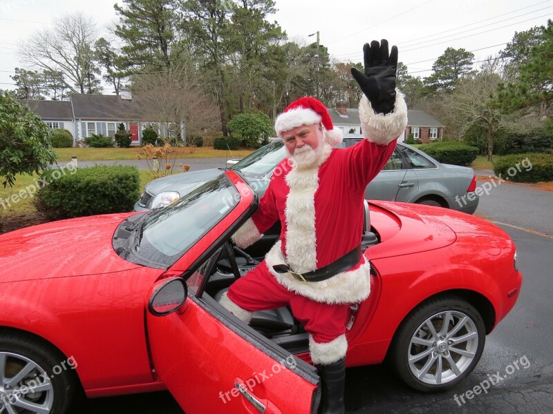 Santa Claus Beard Holiday Christmas Xmas