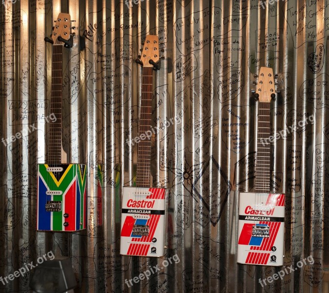 South Africa Guitar Tin Free Photos