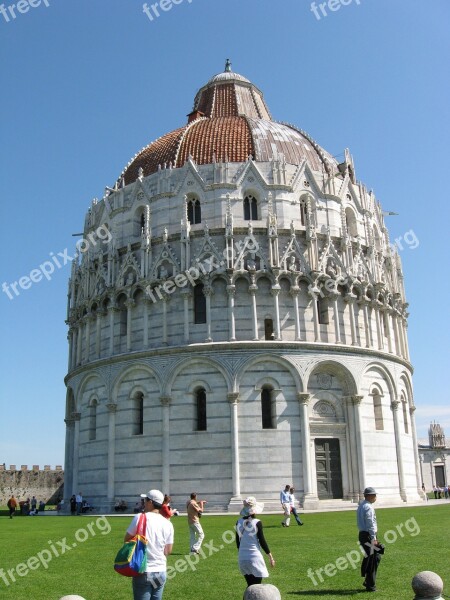 Italy Pisa Place Of Miracles Cathedral Church Free Photos