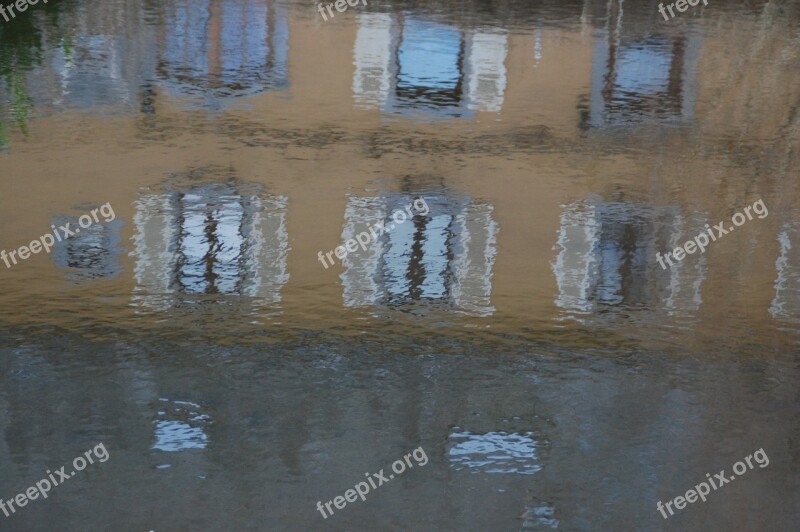 Reflections Building Pond Free Photos