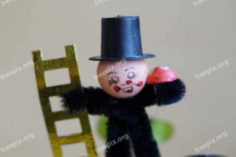 New Year's Eve New Year's Day Lucky Charm Chimney Sweep Symbol Of Good Luck