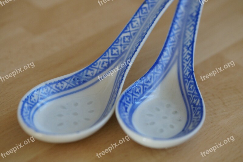 Spoon Porcelain Porcelain Spoon Chinese Soup