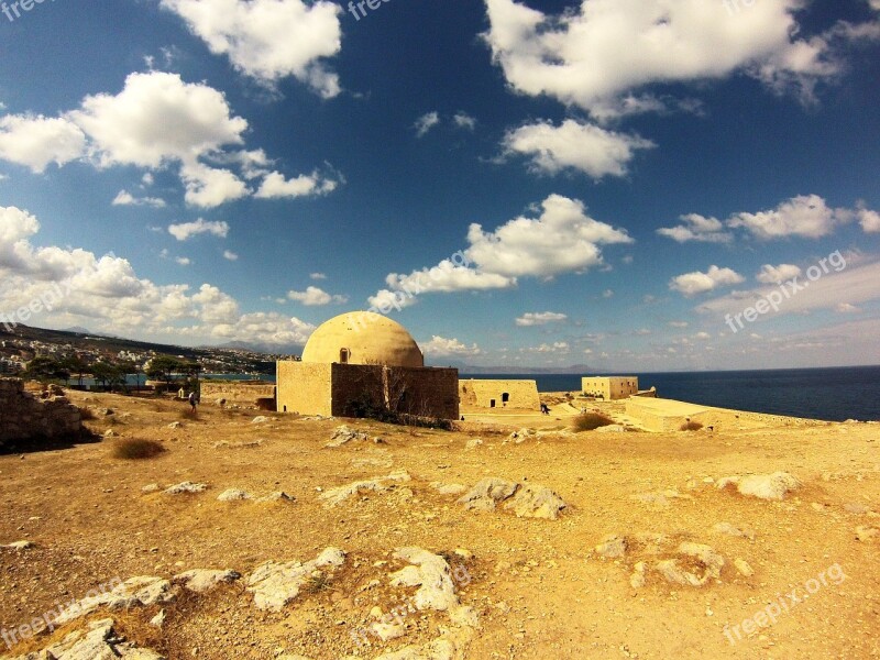 Fortress Rethymno Monument Acropolis Castle