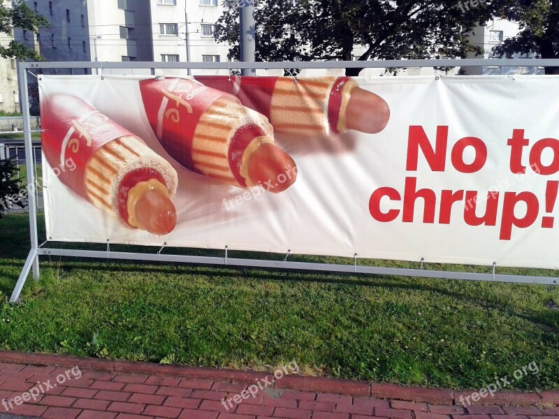 Warsaw Poland Hot Dog Advertisement Free Photos