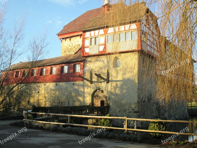 Moated Castle Hagenwil Thurgau Switzerland Places Of Interest