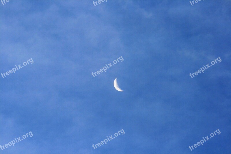 Crescent Moon Moon Crescent Sliver Orbital