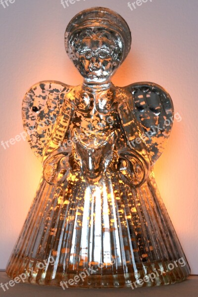 Angel Wings Decoration Figurine Glassware