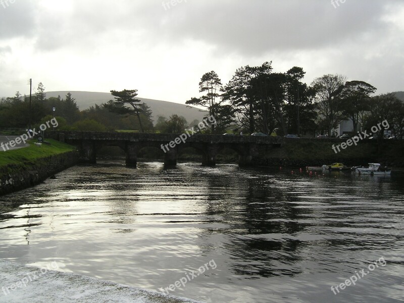 River Bridge Ireland Stream Water