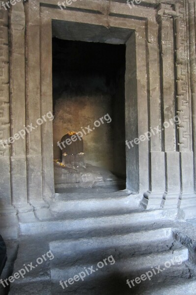 Shiv Shiva Lingam Idol Elephanta Island