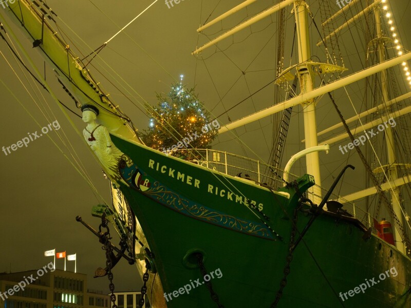 Rickmer Rickmers Hamburg Sailing Vessel Port Museum