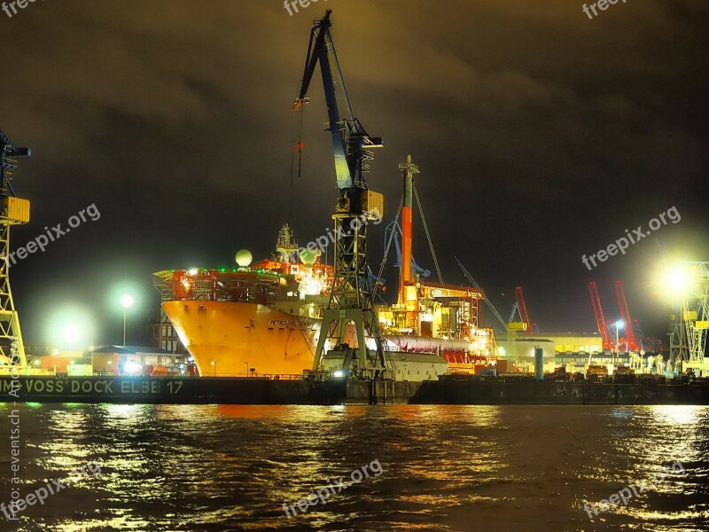 Port Hamburg Ship Germany Free Photos