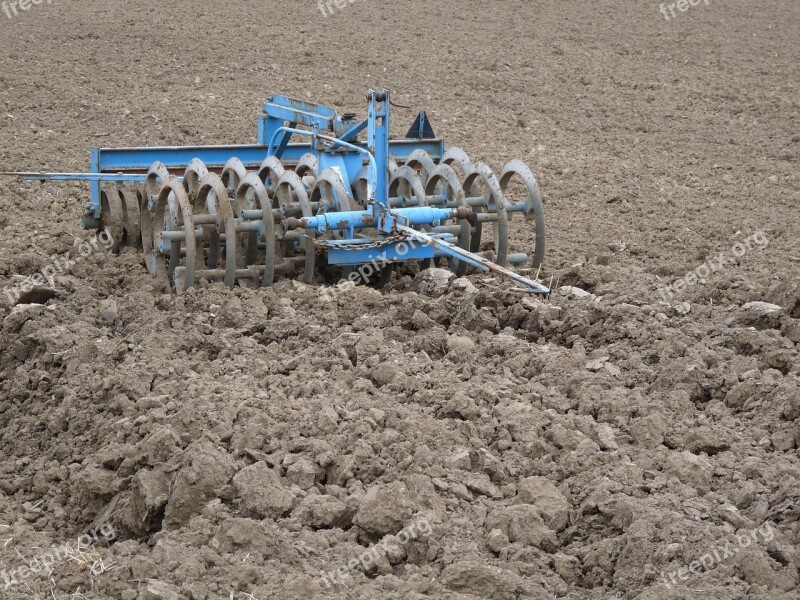 Harrow Field Arable San Nicolo D'ega Agriculture