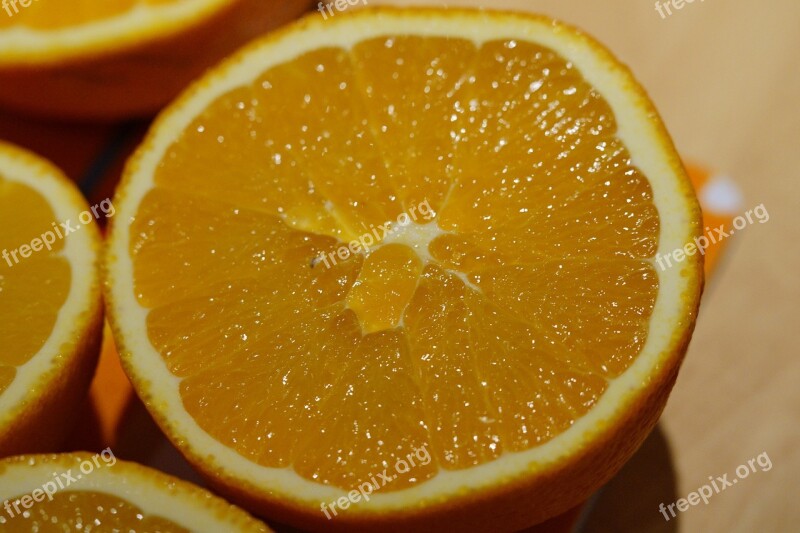 Orange Cut Fruit Citrus Fruit Vitamins