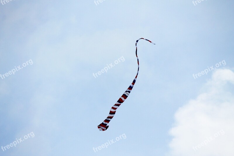 Kite Flying Wind Playing Sky