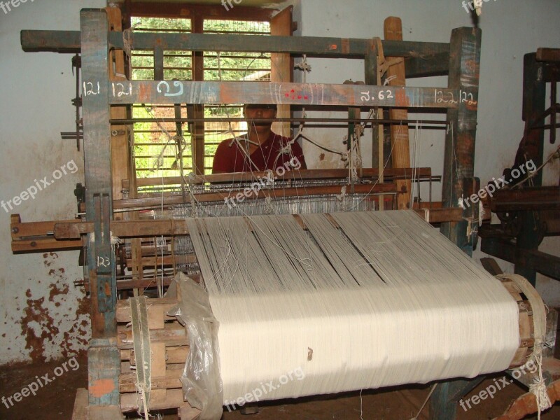 Khadi Coarse Cloth Garag India Weaving