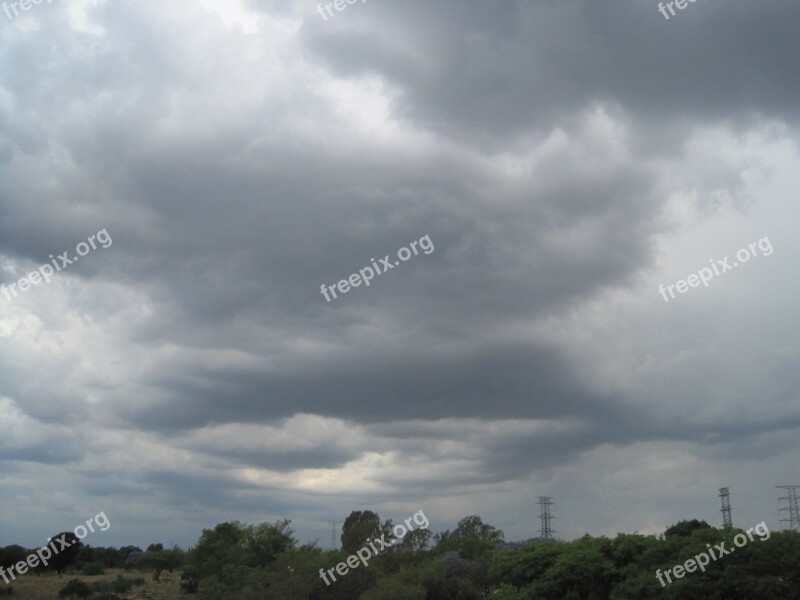 Clouds Grey Low Dense Stormy