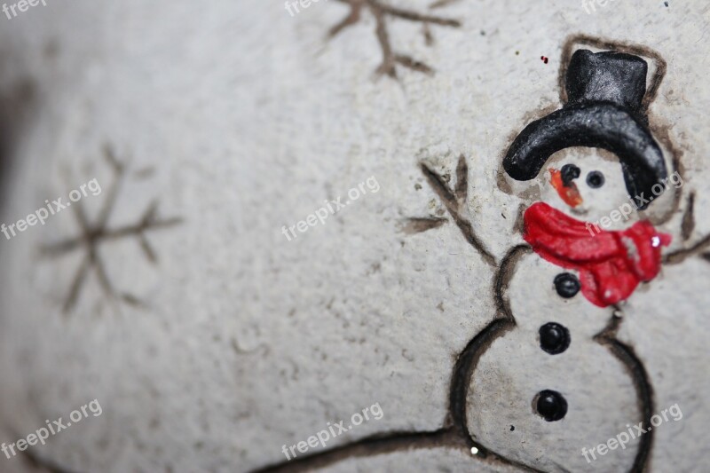 Christmas Snowman Christmas Eve Winter Greeting Card