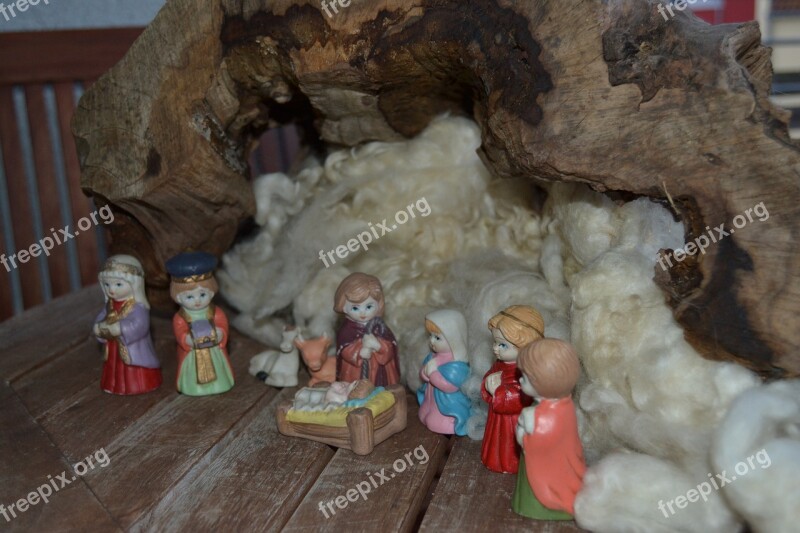 Nativity Scene Figures Advent Stall Joseph