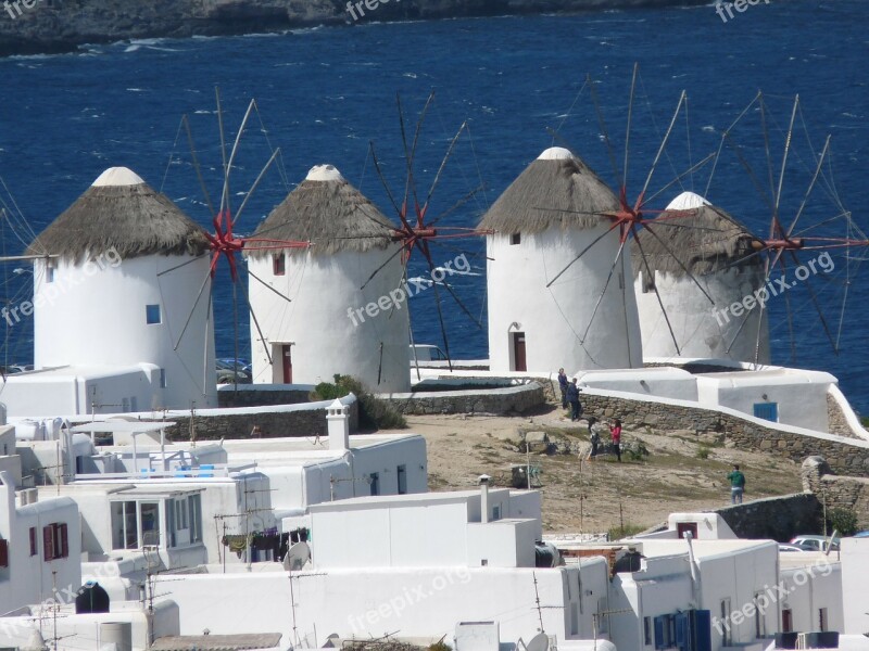 Mykonos Greece Island Greek Island Cyclades