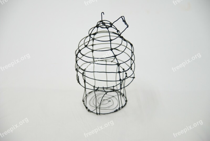 Bird Cage Art Molding Box Wire