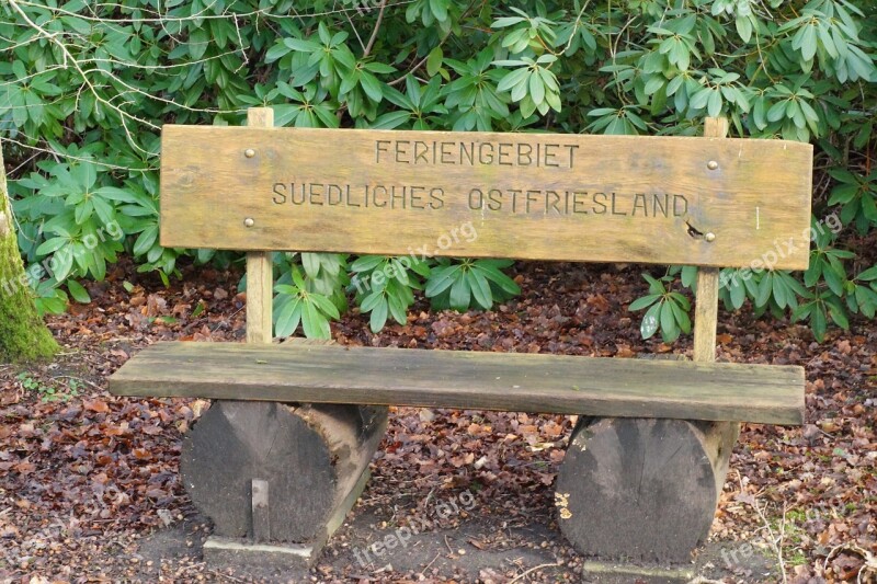 Rest Resting Place Bank Wood Nature